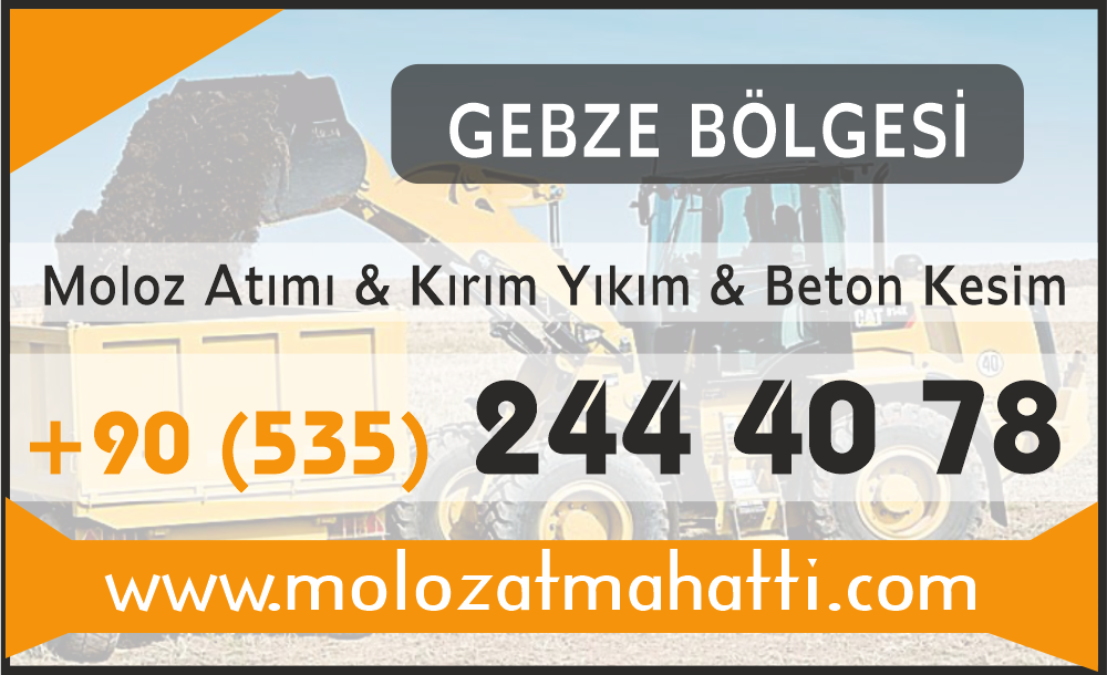 Gebze Moloz Atma Hattı - Moloz Taşıma ve Nakliye